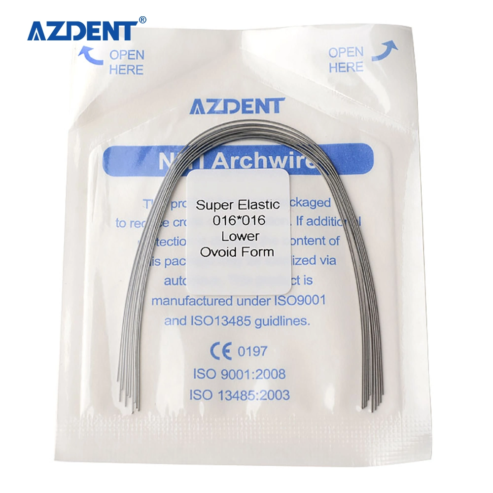 Dental Super Elastic Niti Rectangular Orthodontic Arch Wire