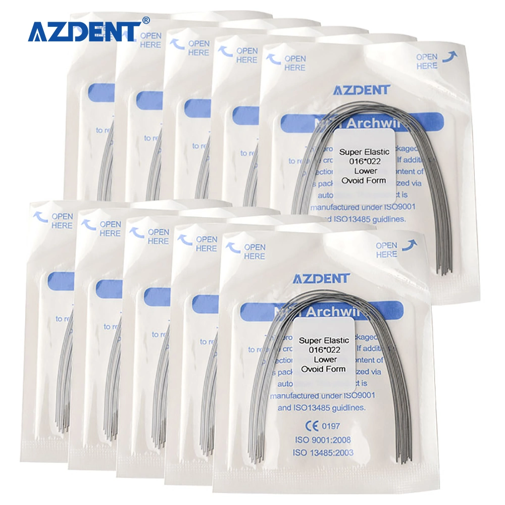 Dental Super Elastic Niti Rectangular Orthodontic Arch Wire