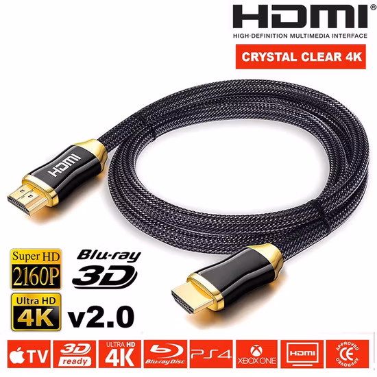 공장 뜨거운 판매 광섬유 HDMI 케이블 4K/8K 60Hz 고속 HDR HDMI 남성 HD TV 프로젝터 모니터 10m 15m 20m